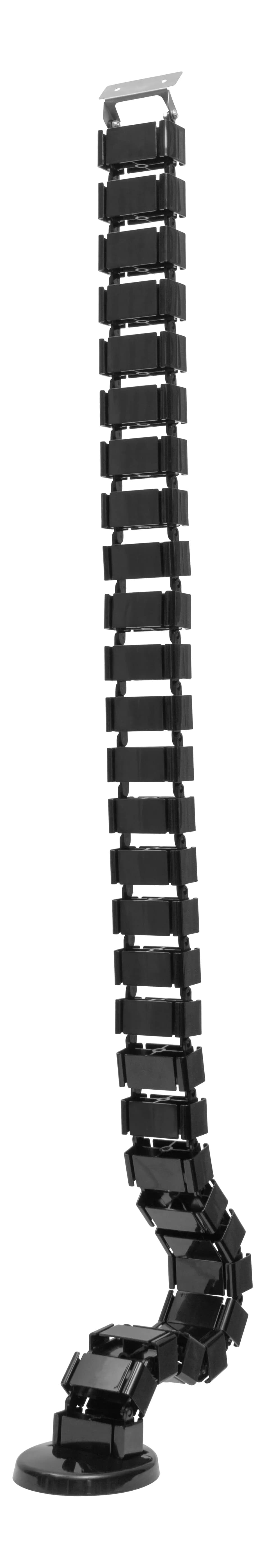 DELTACO Office, Spine Cable Organizer & Hider, Black – Deltaco