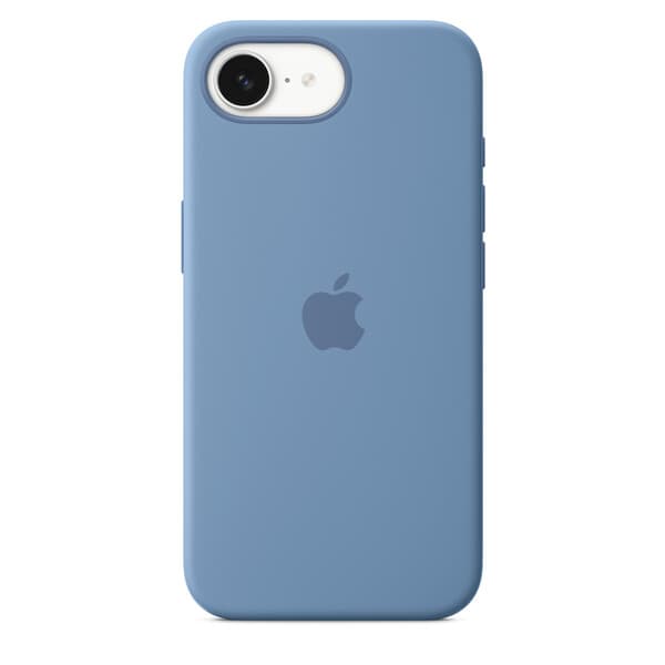 Apple iPhone 16e -silikonikuori, Talvensininen – Apple