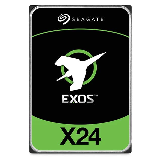 Seagate Exos X24 3.5" 24 Tt, 7200 RPM, 512 MB, SATA III -kovalevy (yrityskäyttöön)