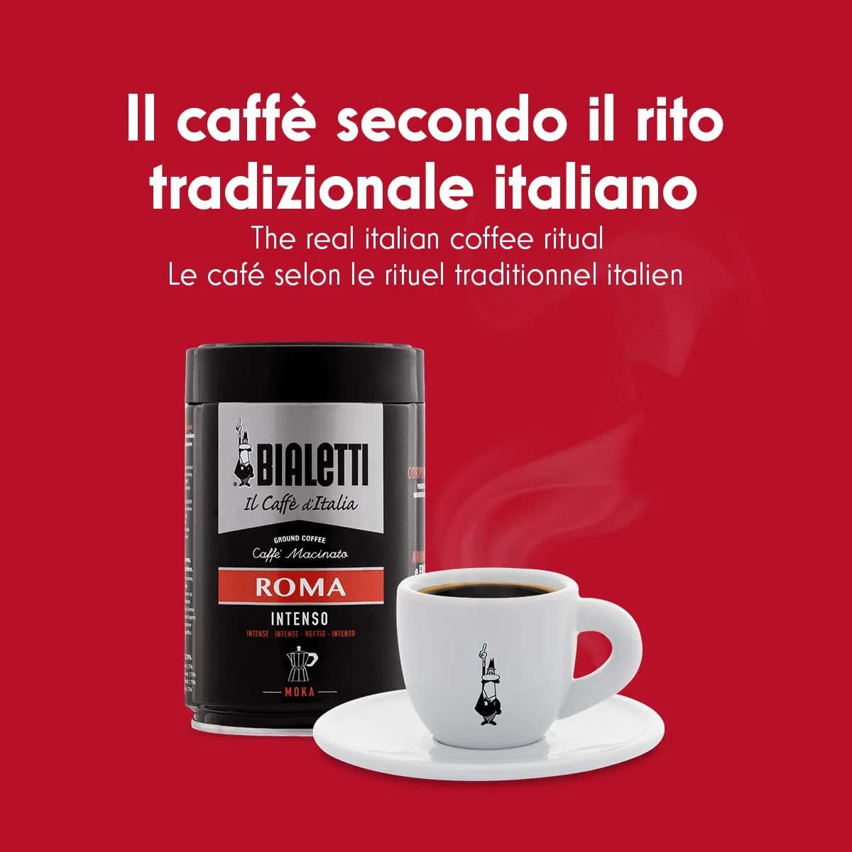Bialetti Moka Express -espressokeitin, hopea, 6 kuppia – Bialetti