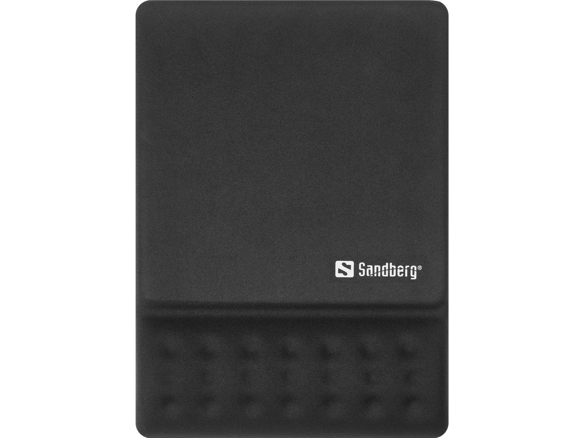 Sandberg Memory Foam Square -hiirimatto rannetuella, 210x265 mm, musta