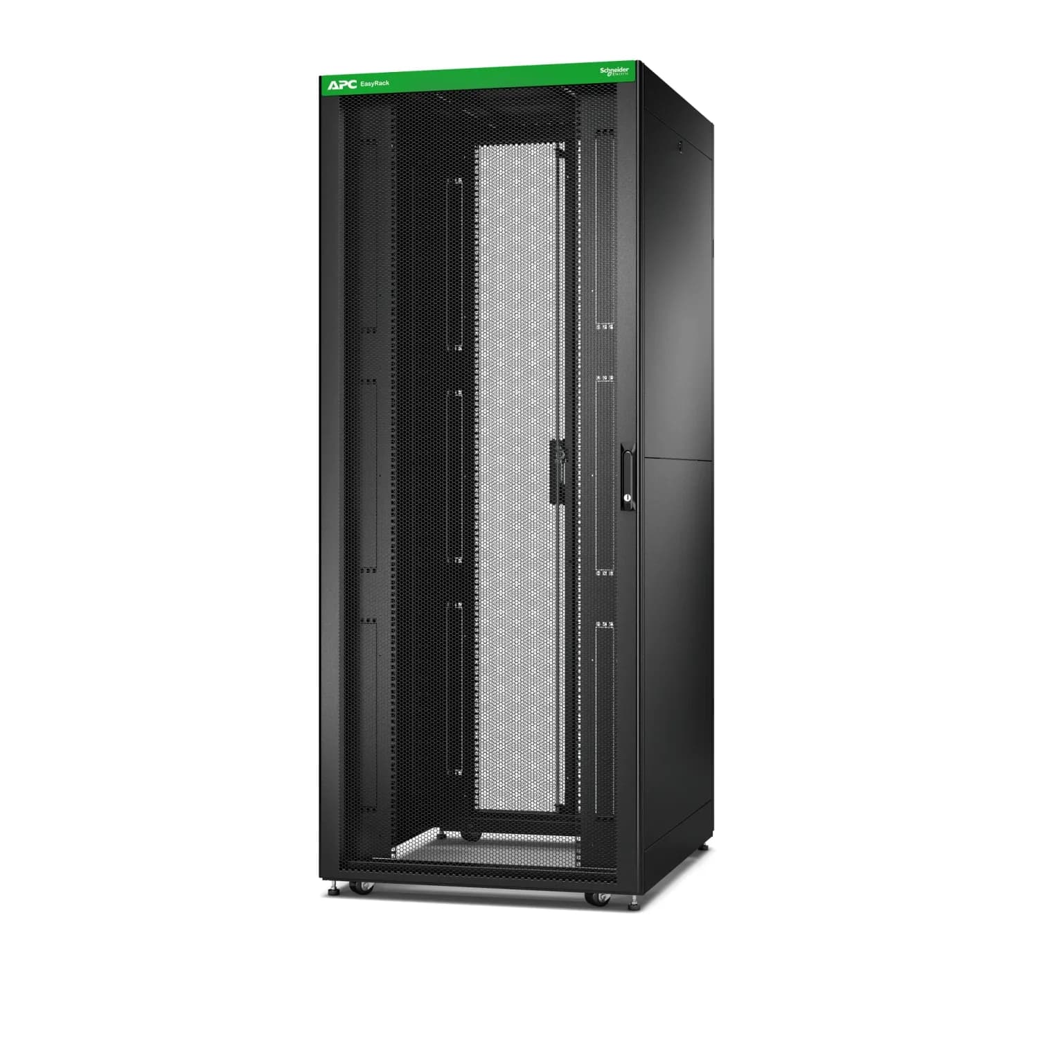 APC Easy Rack 42Ux800x800 Roof/Side panel/castors/feet No Bottom 4 Brackets black – APC