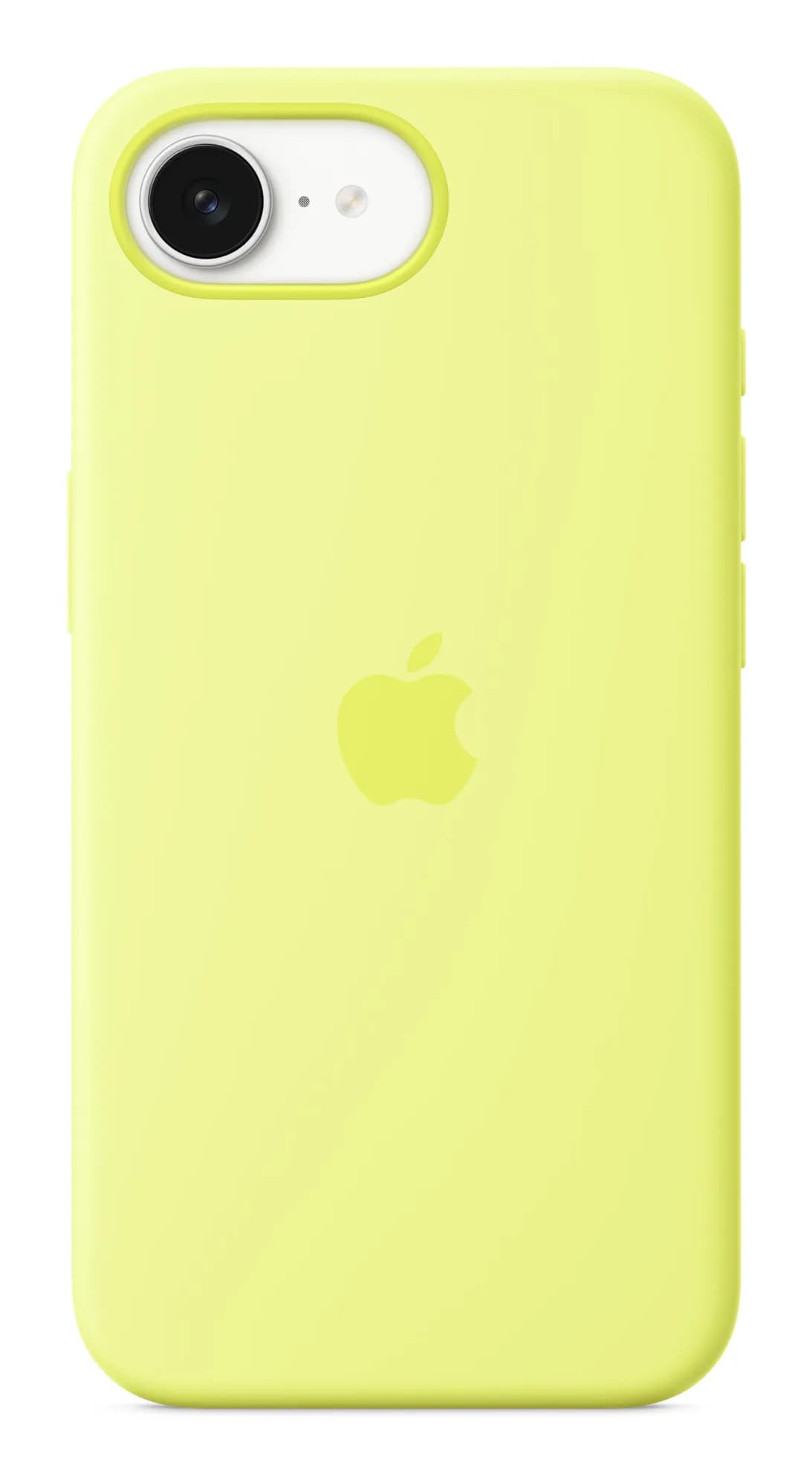 Apple iPhone 16e -silikonikuori, Neonkeltainen – Apple