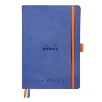 Rhodia Goalbook soft sapphire A5 dot ivory – RHODIA
