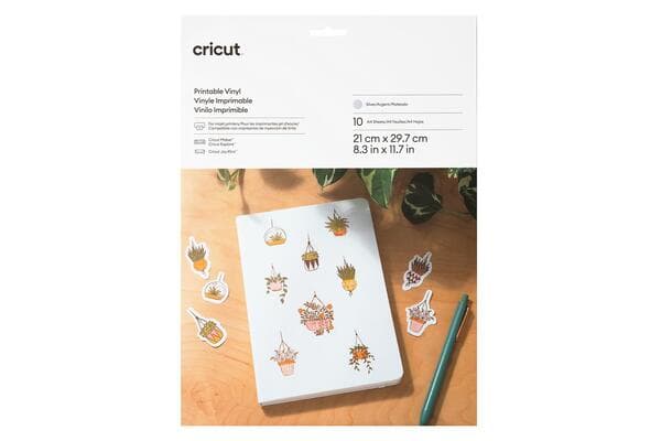 Cricut Joy Xtra Printable Vinyl Silver 10-pack A4 – CRICUT