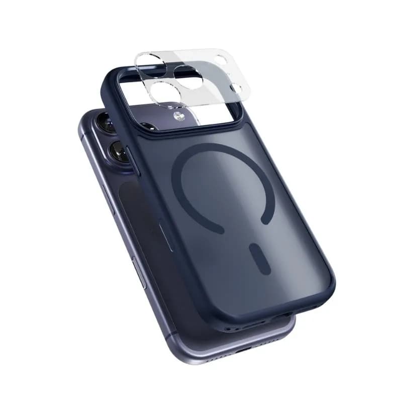 Epico HeroMatte Pro Mag+ Case | iPhone 17 Pro | Deep Blue | Qi2  &  MagSafe Compatible | crossbody ready  &  camera island protector – EPICO