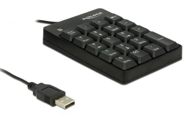 Delock USB Keypad 19 keys black