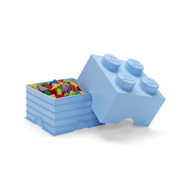 Room Copenhagen LEGO Storage Brick 4 light blue - RC40031736 – ROOM COPENHAGEN