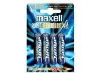 Maxell paristot AAA (LR03) Super Alkaline, 1,5V, 4-pakkaus