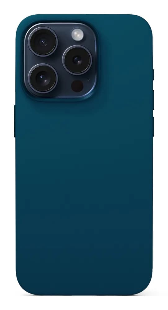 Epico Mag+ Silicone Case Pro, iPhone 16 Pro -suojakuori, Petrol Blue – EPICO