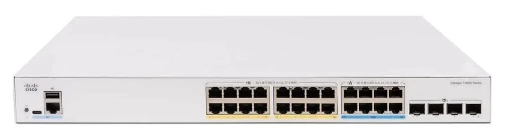 Cisco Catalyst 1300X C1300X-24T-4X - Hallittava Layer 3 -kytkin, Harmaa