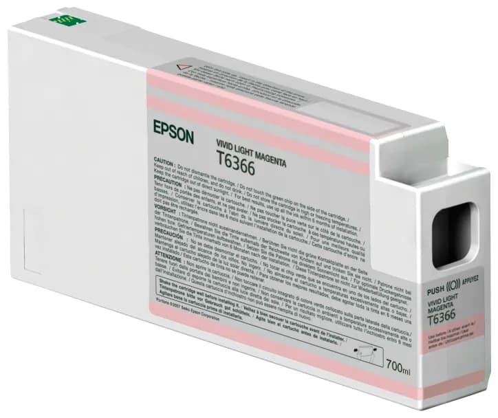EPSON C13T636600-mustekasetti, 700 ml, kirkkaan vaalea magenta