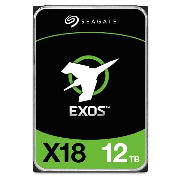 Seagate Exos X18 3.5" 12 Tt, 7200 RPM, 256 MB, SATA III -kovalevy (yrityskäyttöön)