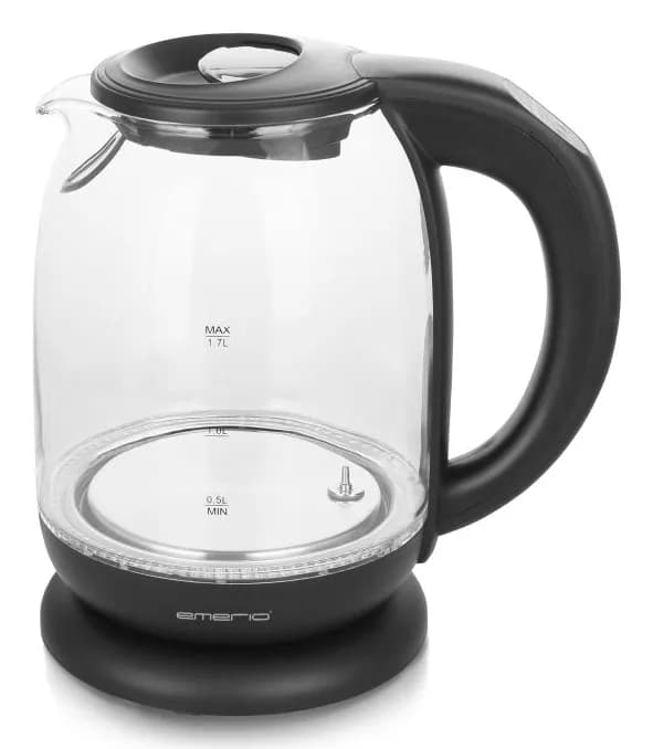 Emerio WK-119255.5 -vedenkeitin, 1,7 l, 2200 W, musta – EMERIO