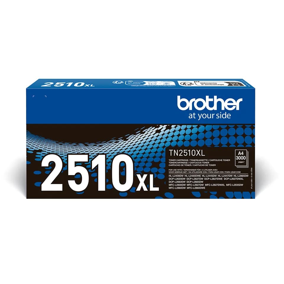 Brother TN-2510XL -laservärikasetti, musta – Brother