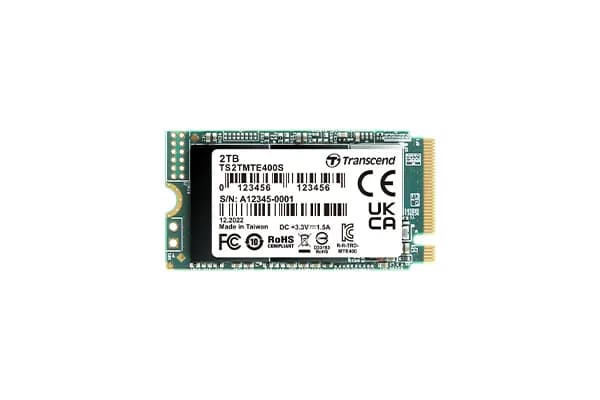 Transcend 400S TS2TMTE400S 2 Tt M.2 PCIe 3.0 x4 NVMe -SSD-levy, musta – Transcend