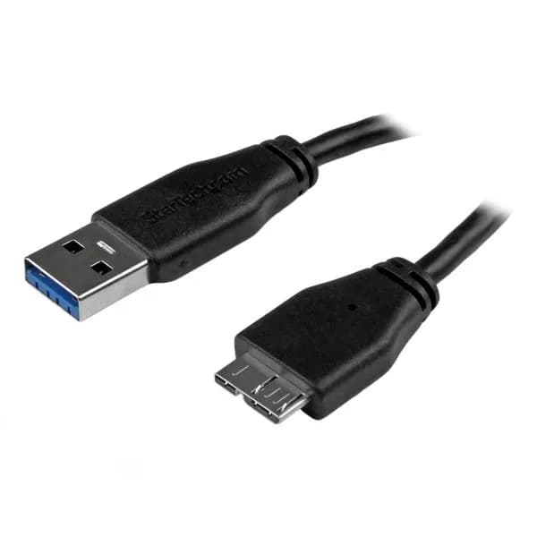 StarTech USB3AUB3MS USB-A – Micro-USB B -kaapeli, 3 m, musta