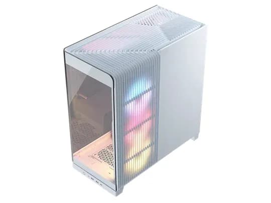 CORSAIR FRAME 4500X LX-R -miditornikotelo RGB-valaistuksella, valkoinen