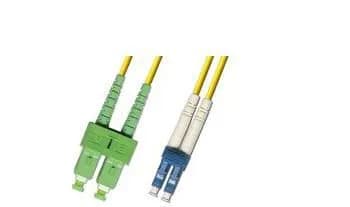 MicroConnect OS2 SC/APC-LC/UPC 10m -valokuitukaapeli, keltainen – Microconnect
