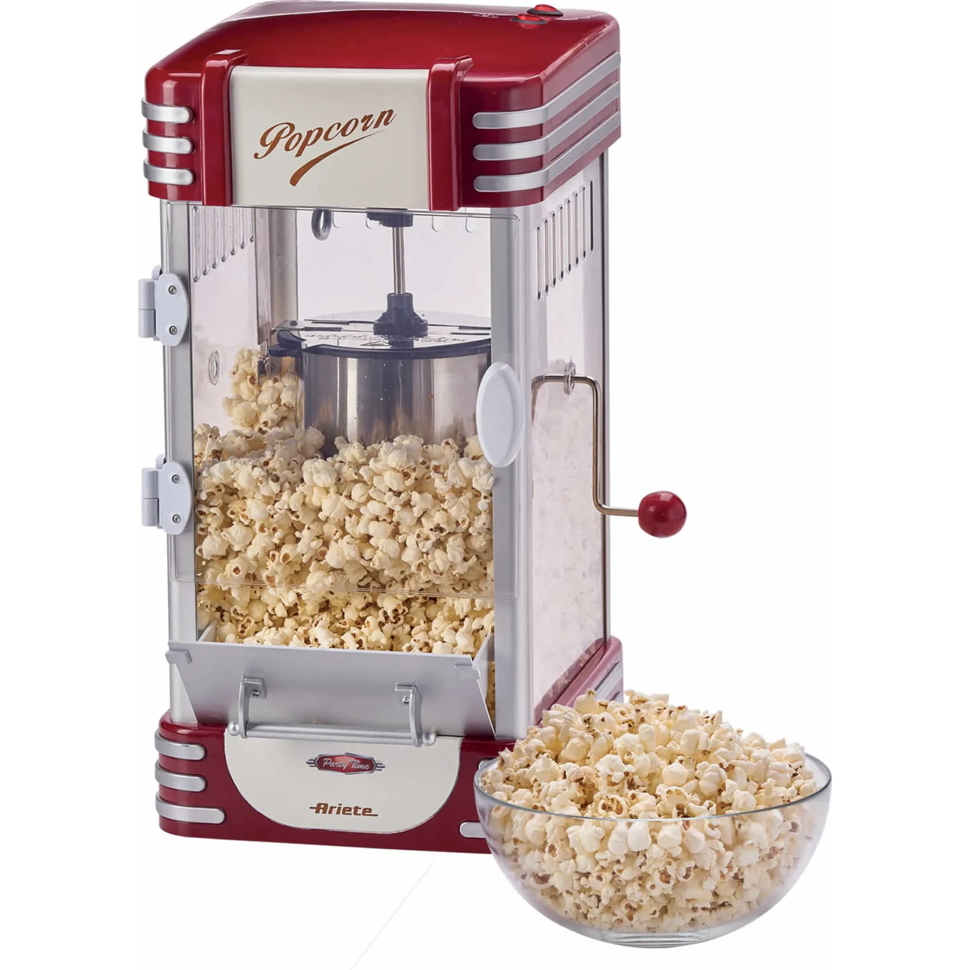Ariete Popcorn Popper XL -popcorn-kone, Punainen – Ariete