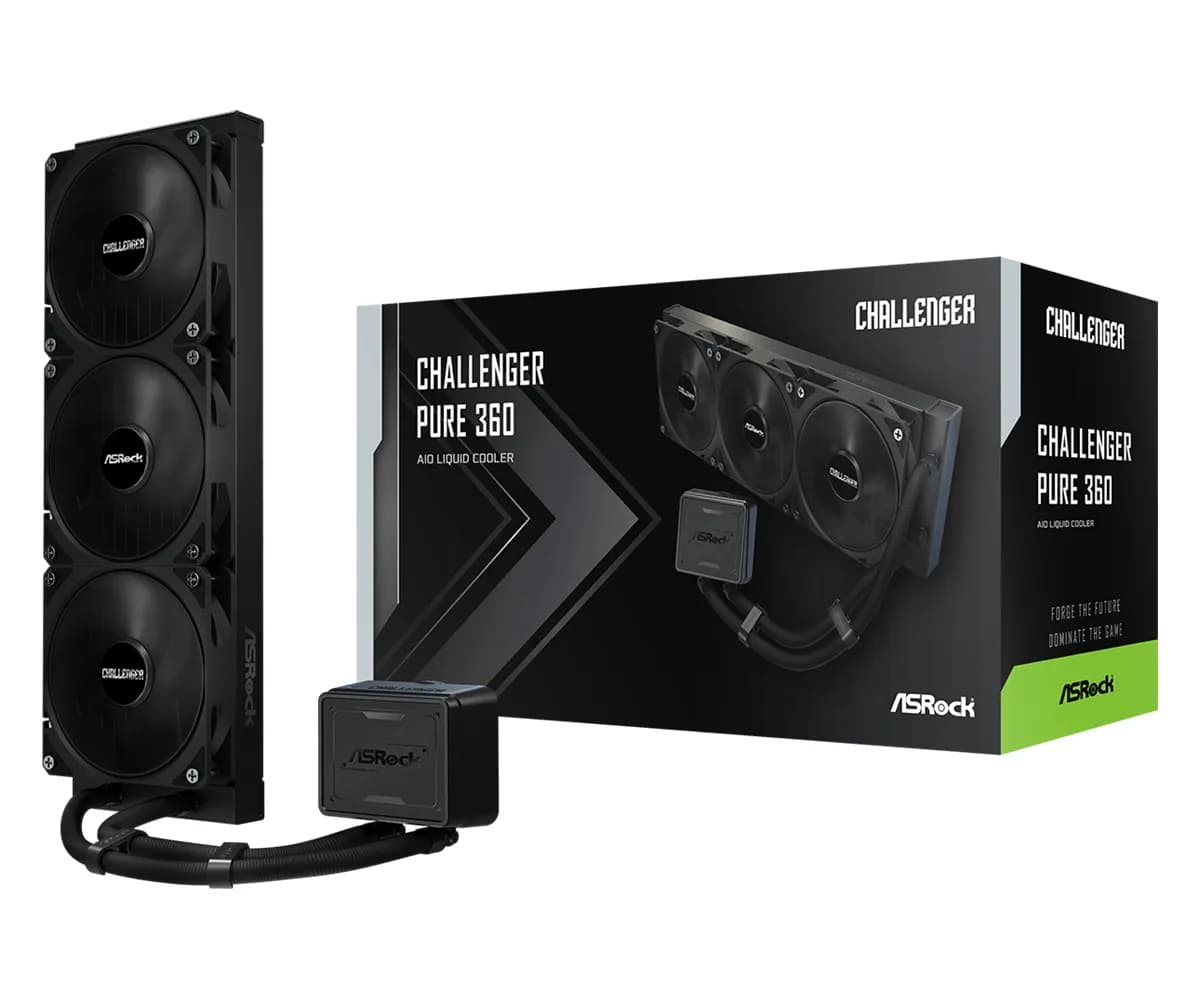 ASRock Challenger Pure 360 360mm -nestejäähdytin, musta