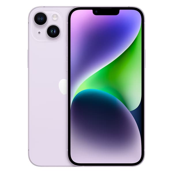 Kunnostettu iPhone 14 Plus 128 Gt, purppura (Tyydyttävä kunto)