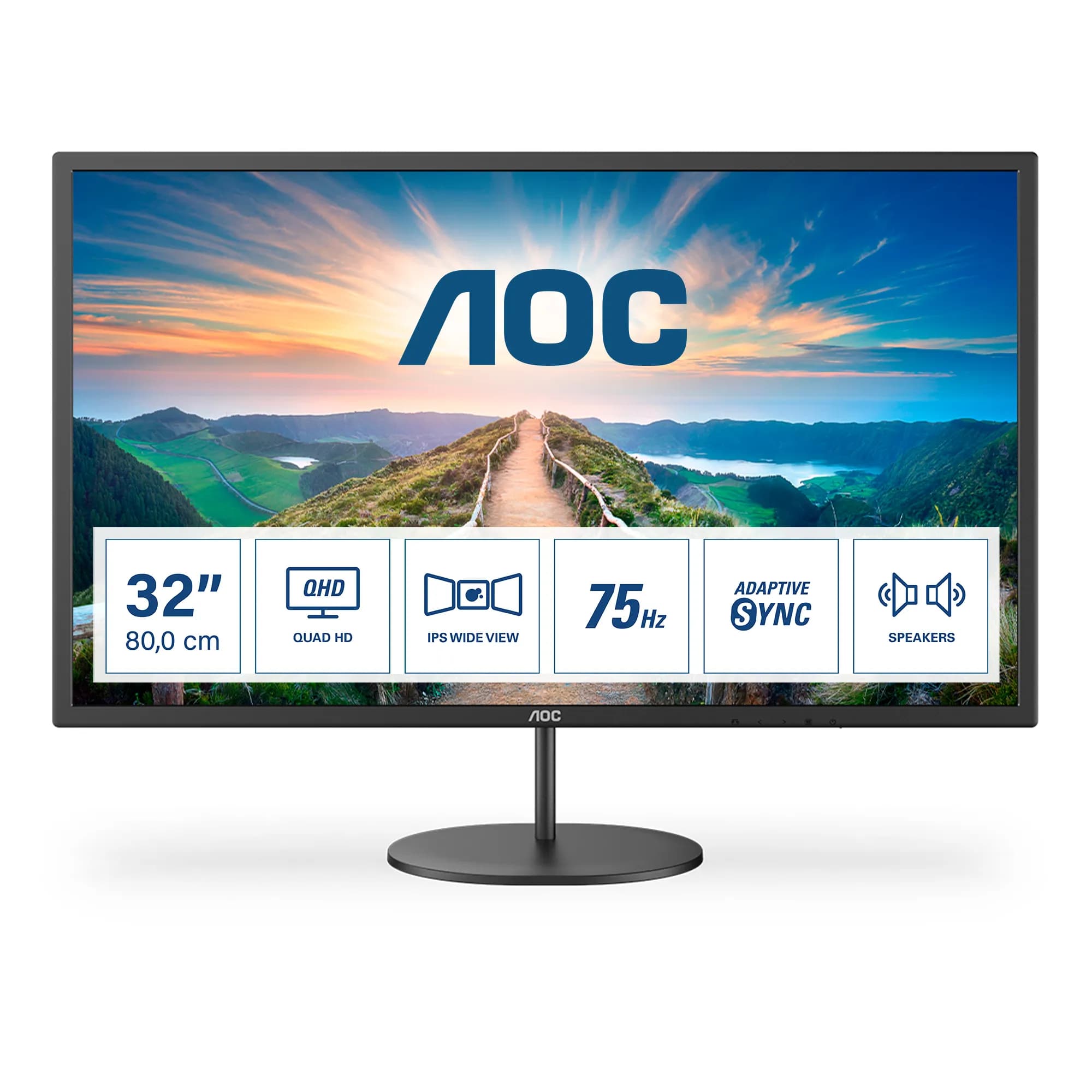 AOC Q32V4 31.5" QHD, IPS -näyttö – AOC