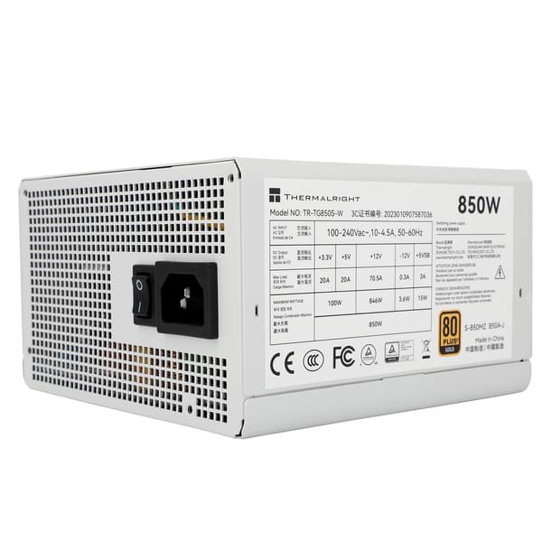 Thermalright TG-850S-W 850W -virtalähde, 80 Plus Gold – Thermalright