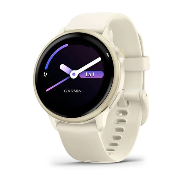 Garmin vivoactive 6 42mm -urheilukello, lunar gold