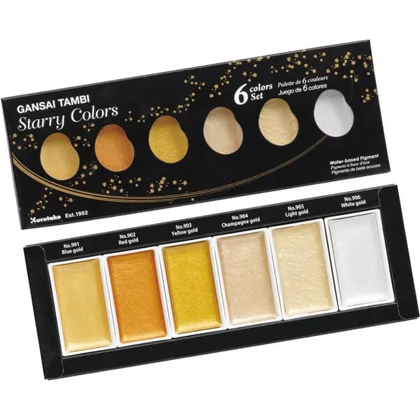GANSAI TAMBI STARRY COLORS 6 colors set – ZIG