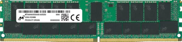 Crucial RDIMM 16 Gt (1 x 16 Gt) DDR4 3200 MHz, CL22 -muisti – Crucial