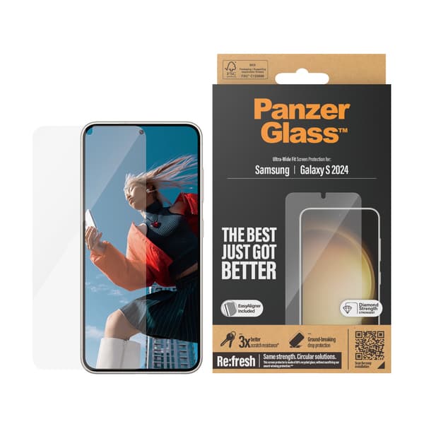 PanzerGlass Ultra-Wide Fit Alignerkit, Galaxy S24 -panssarilasi – Panzerglass