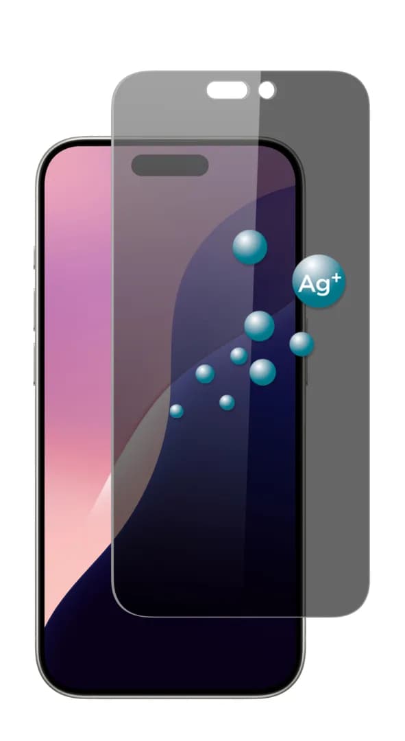 Screenor Tempered, iPhone 17 Pro / 16 Pro -panssarilasi, Privacy – SCREENOR