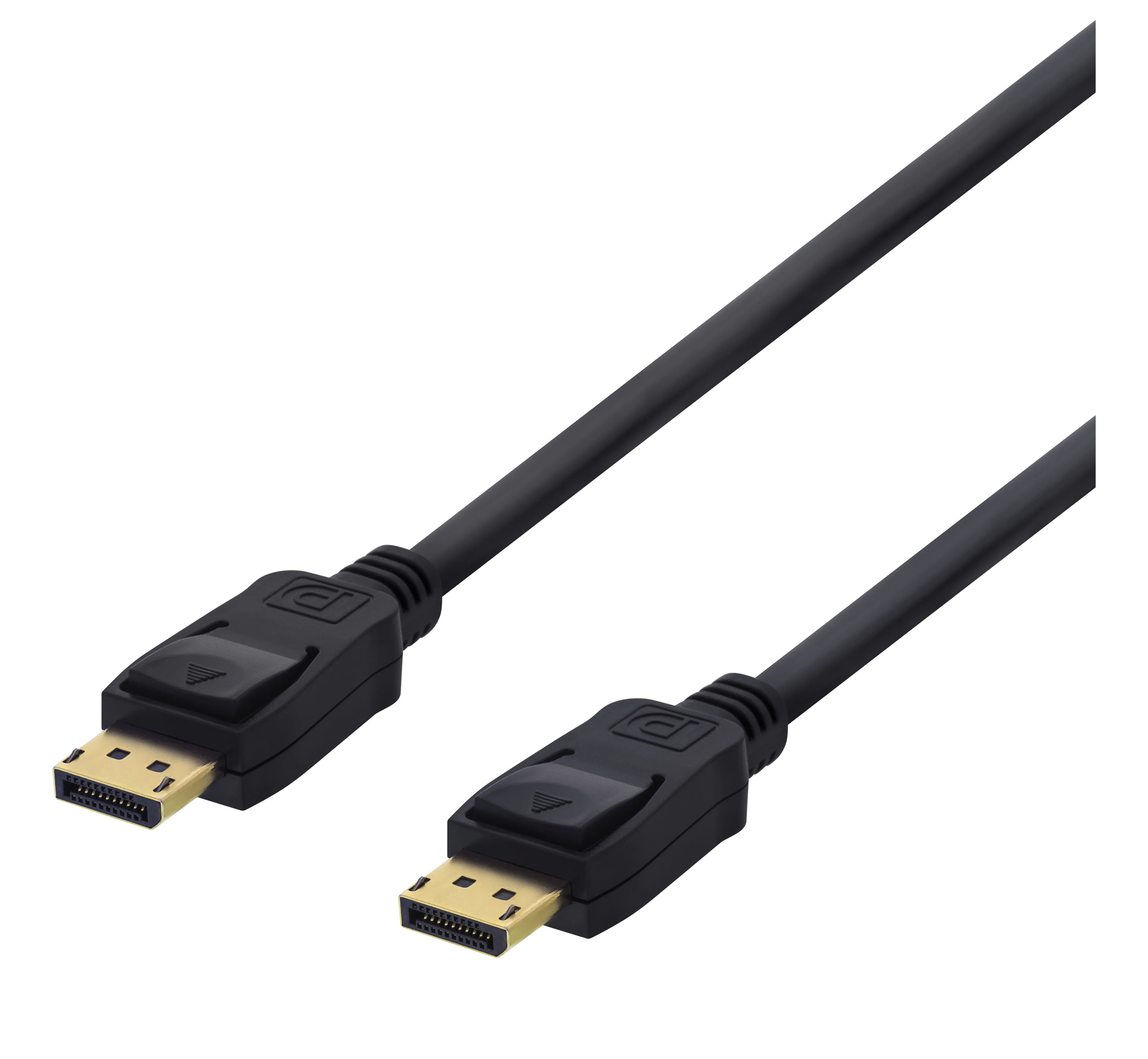 Deltaco DisplayPort 1.2 -kaapeli, jossa 4K, 15 m, musta – Deltaco