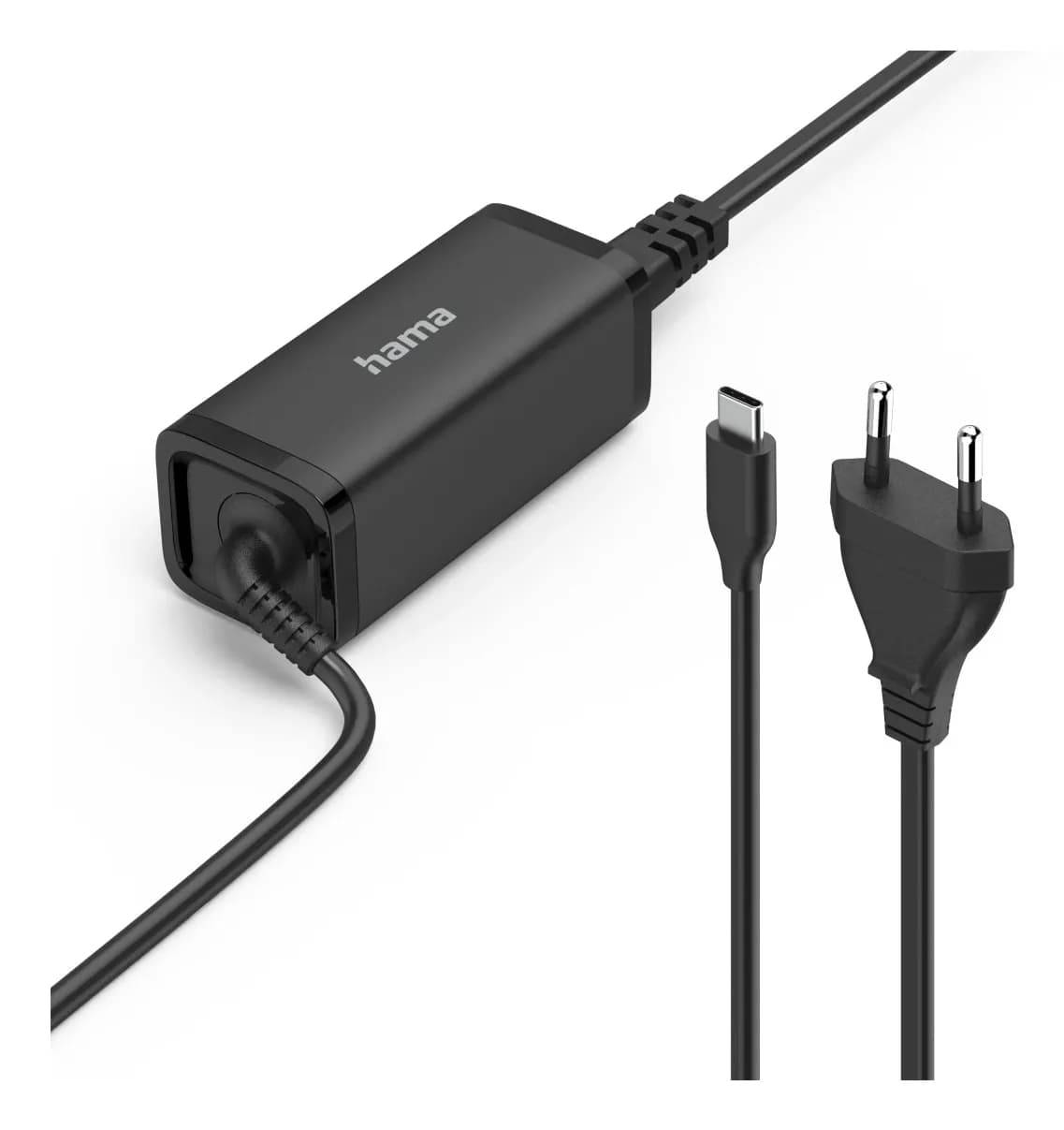 HAMA Notebook Power Supply USB-C GaN 100-240V 5-20V/65W – Hama
