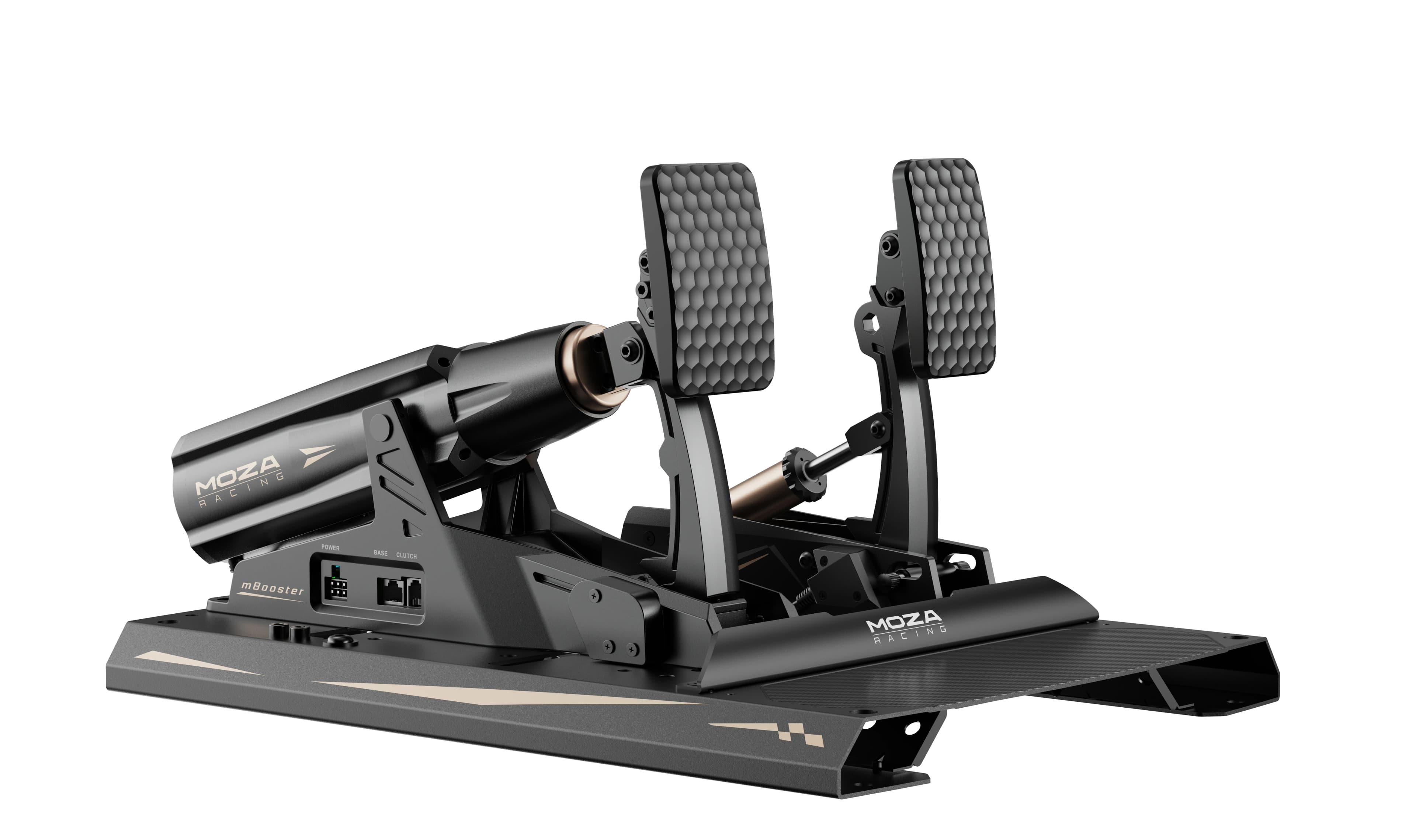 MOZA mBooster Active Pedal Bundle, Dynamic Force Feedback + CRP2 Throttle