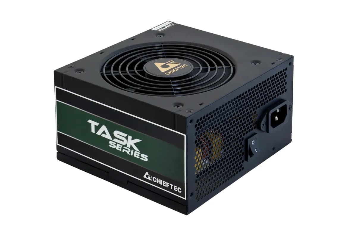 Chieftec Task Series TPS-600S 600W -virtalähde, 80 Plus Bronze – Chieftec