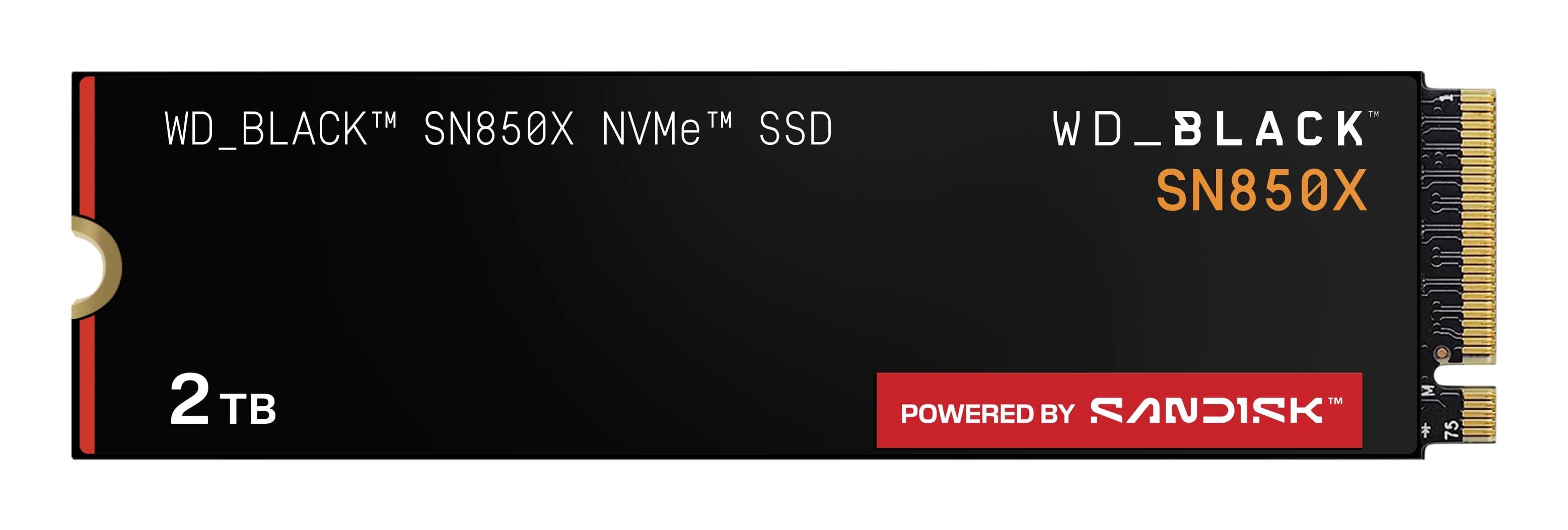 WD Black SN850X 2 Tt M.2 PCIe 4.0 NVMe -SSD-levy – WESTERN DIGITAL