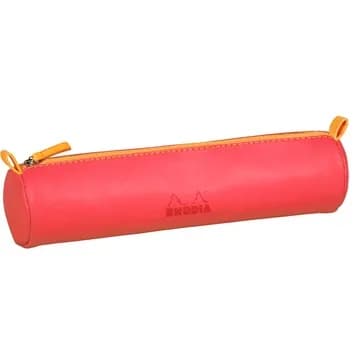 Rhodiarama round pencil case coral – RHODIA