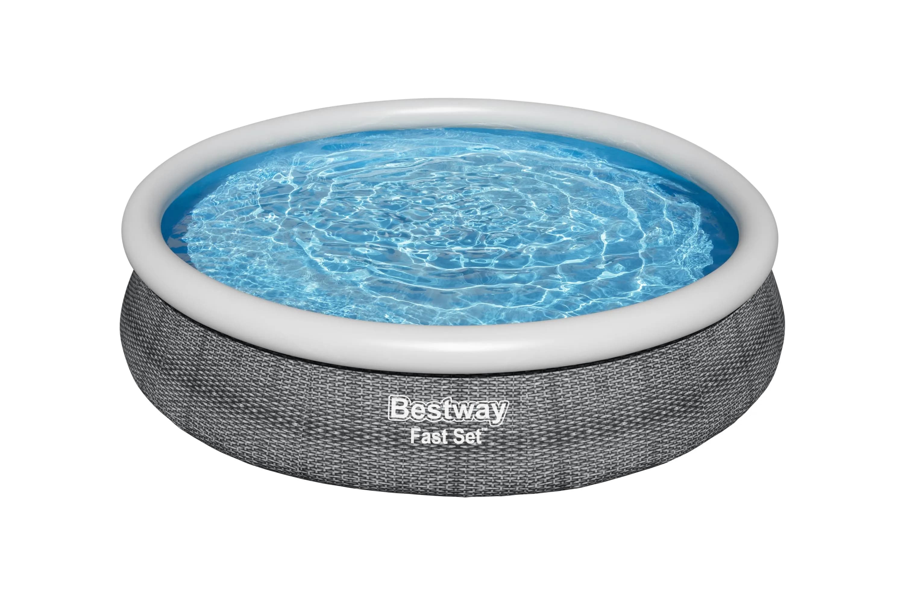 Bestway Fast Set Pool -allassetti, harmaa, 3,66x0,76m – Bestway