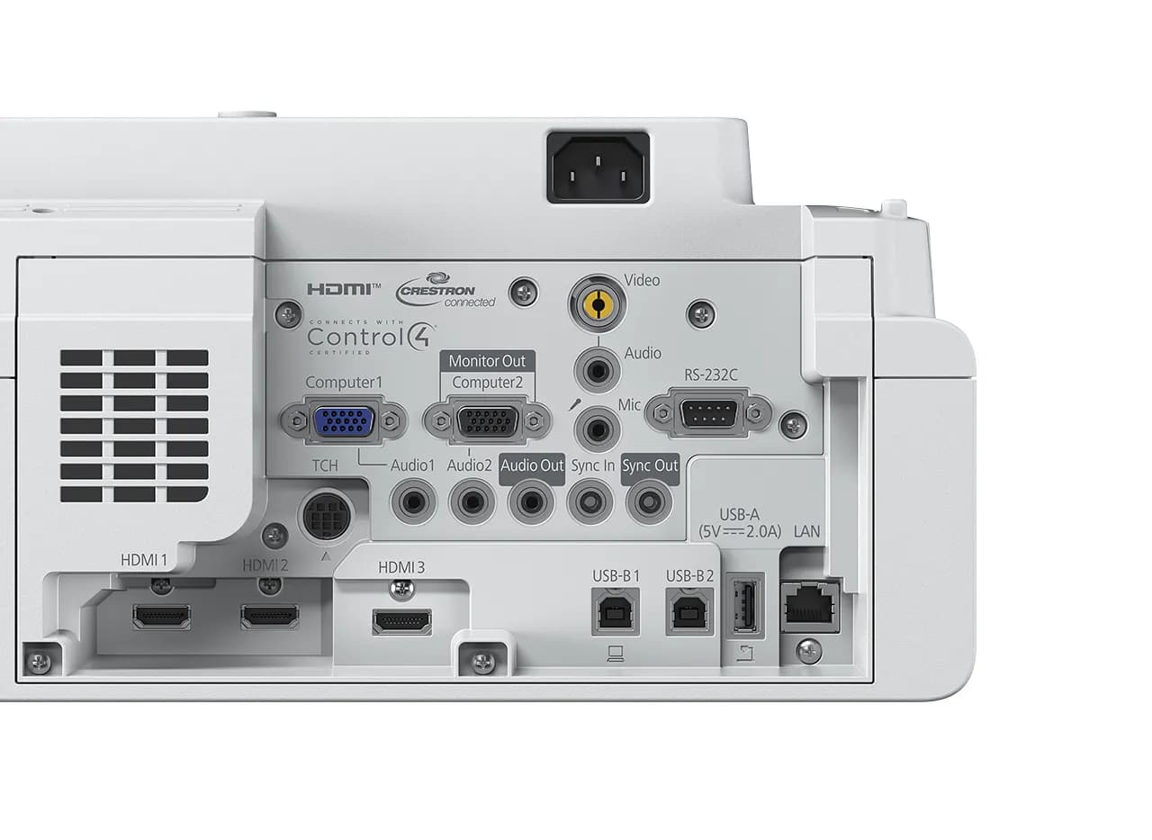 EPSON EB-760Wi Ultra Short Throw 3LCD WXGA 4100 ANSI lm -laserprojektori, valkoinen