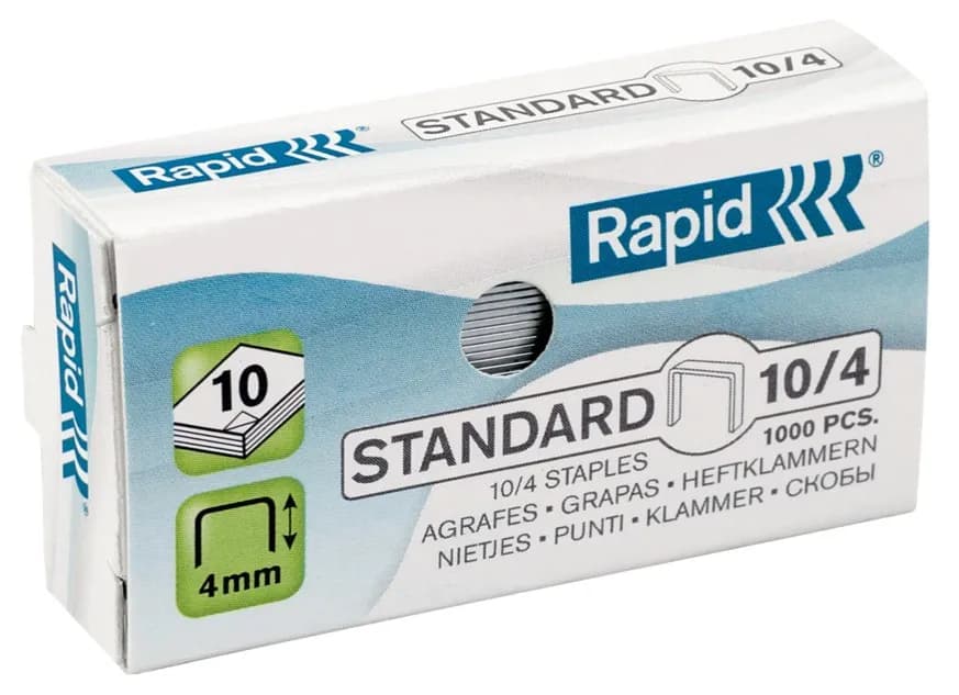 Niitit Rapid Standard 10/4 galv (1000) – Rapid