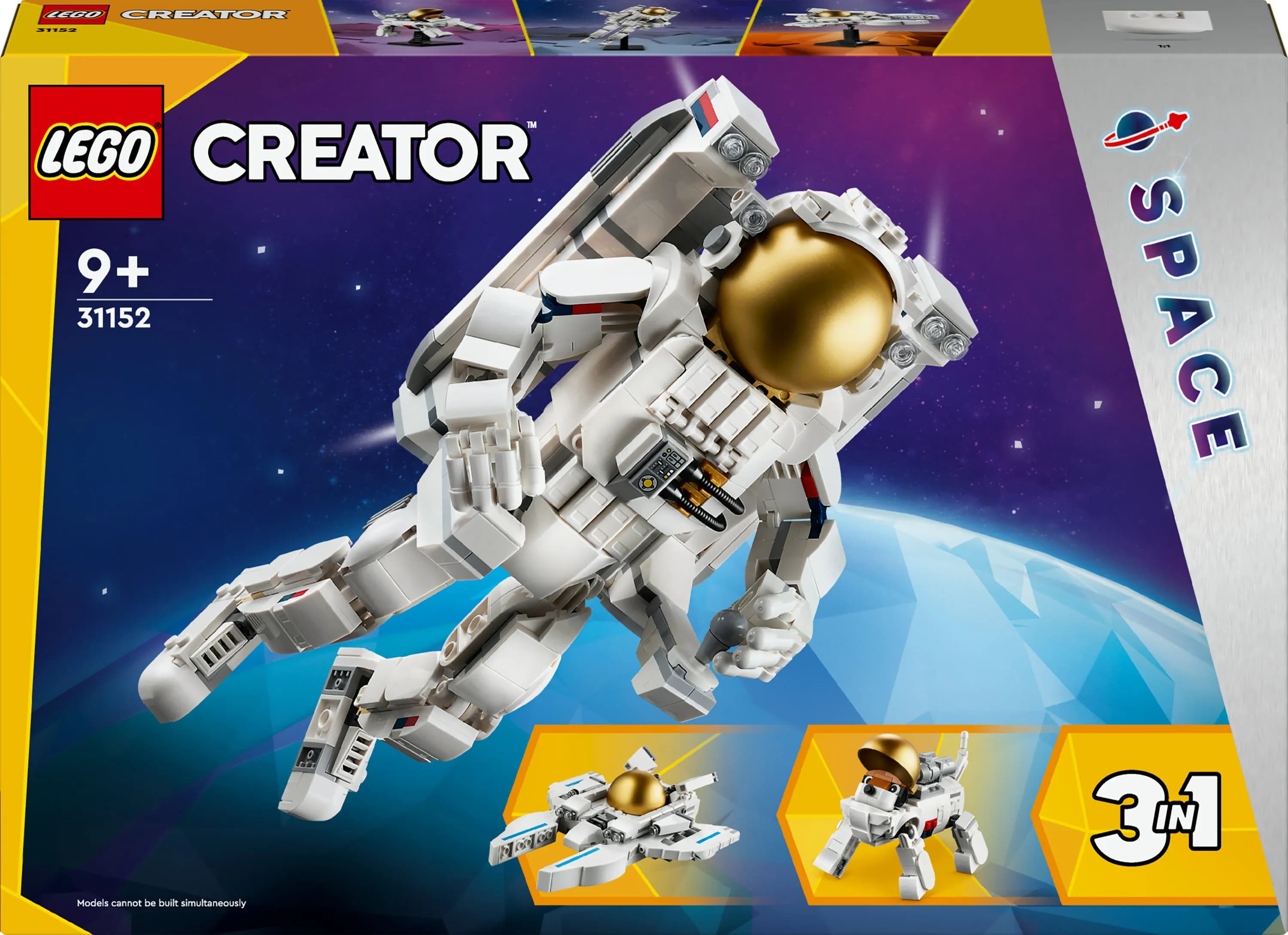 LEGO Creator 3-in-1 Astronautti avaruudessa 31152 – LEGO