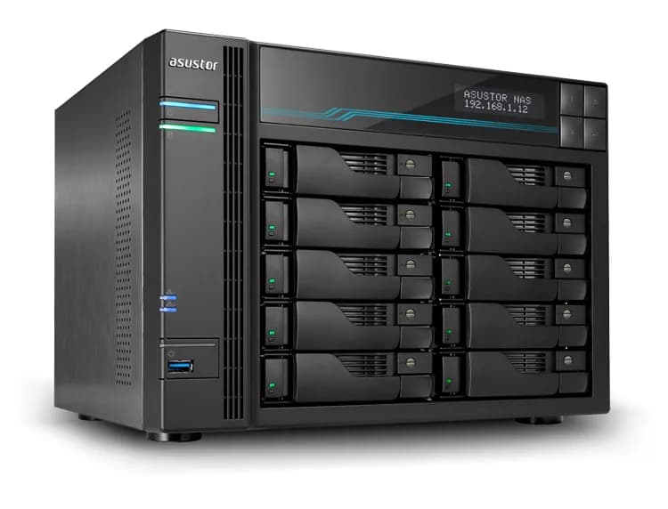 As7110T Nas/Storage Server Desktop Ethernet Lan Black – ASUSTOR INC