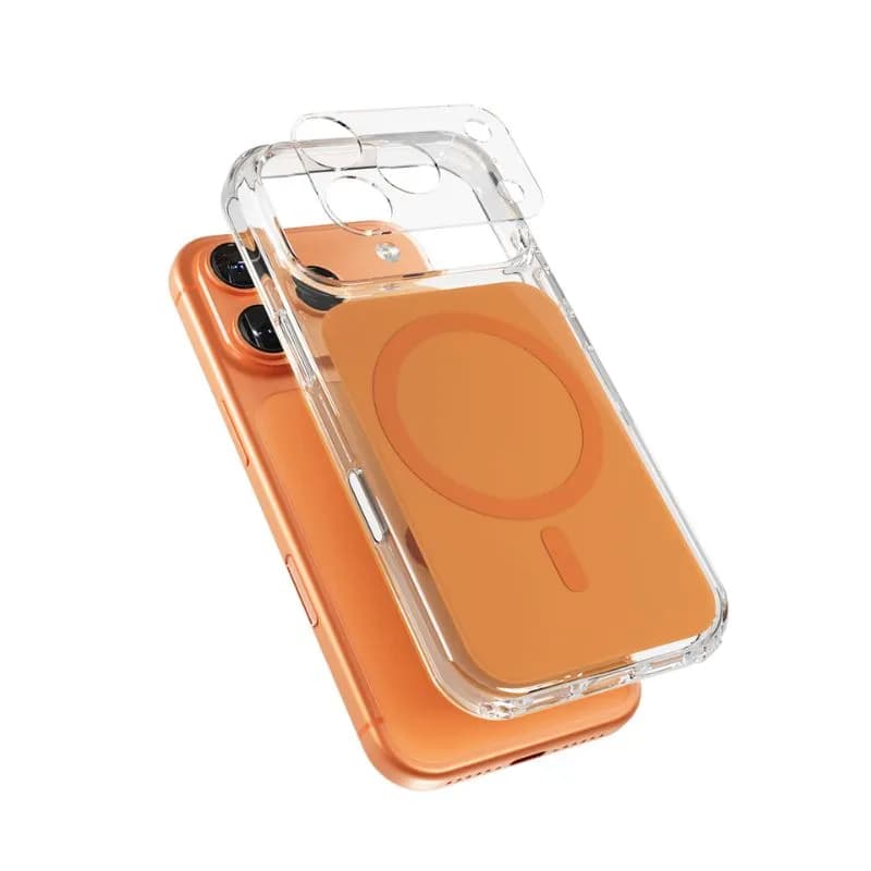 Epico Tile Mag+ Case | iPhone 17 Pro | Cosmic Orange | Qi2  &  MagSafe Compatible | Camera Island Protector | crossbody ready  &  camera island protec – EPICO