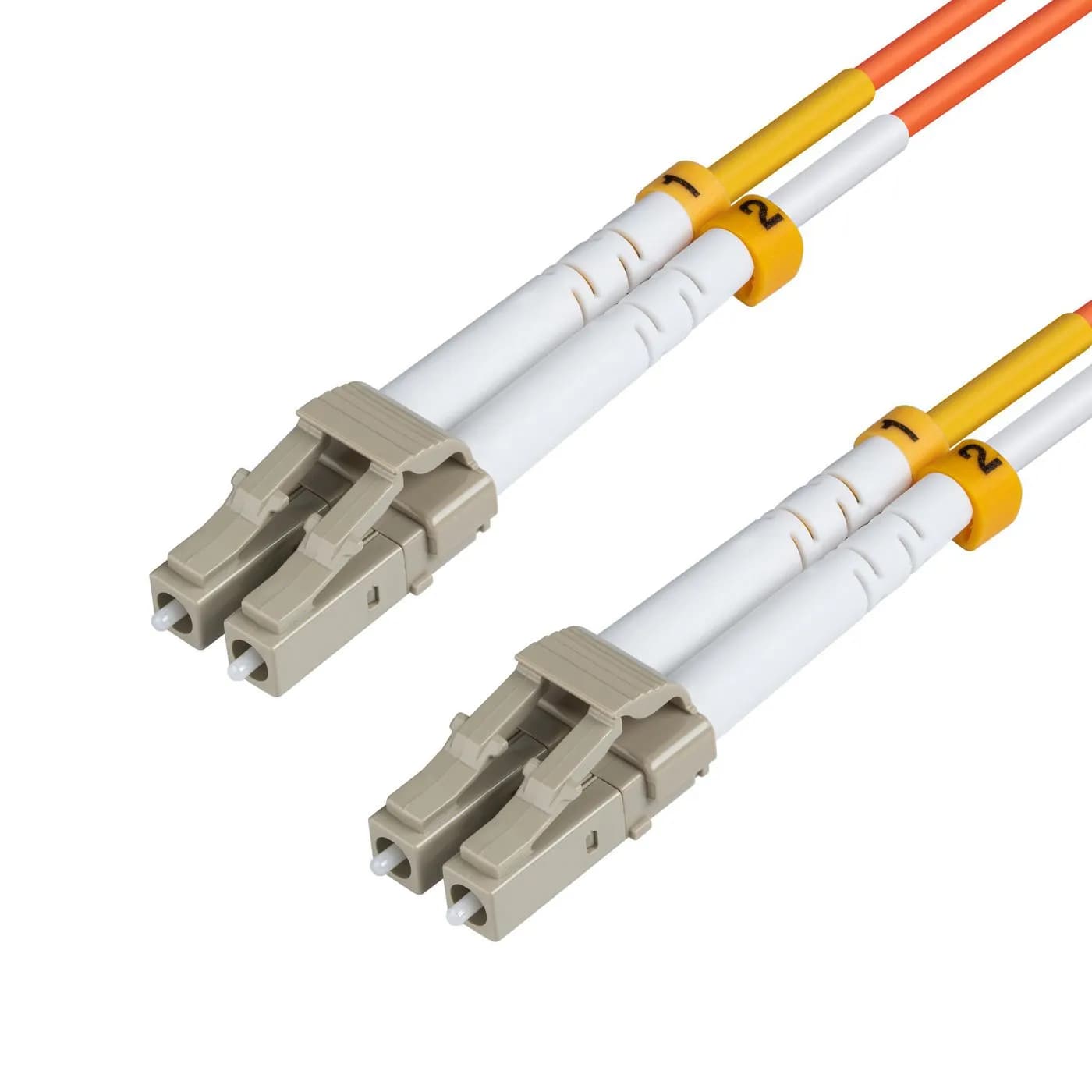 MicroConnect OM2 LSZH LC-LC 15m -valokuitukaapeli, oranssi – Microconnect