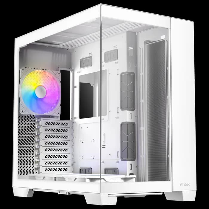 ANTEC C8 -täystornikotelo ikkunalla, valkoinen – ANTEC
