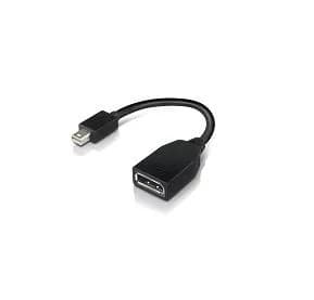 Lenovo  mini DisplayPort – DisplayPort -adapteri, Musta – Lenovo