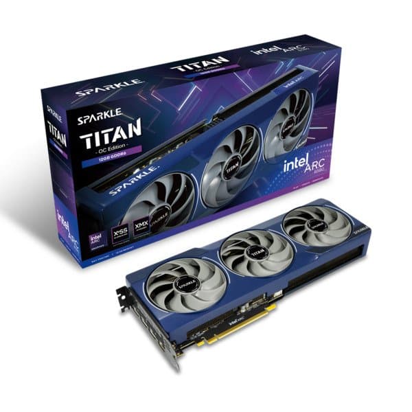 Sparkle Intel Arc B580 Titan 12 Gt OC -näytönohjain – SPARKLE