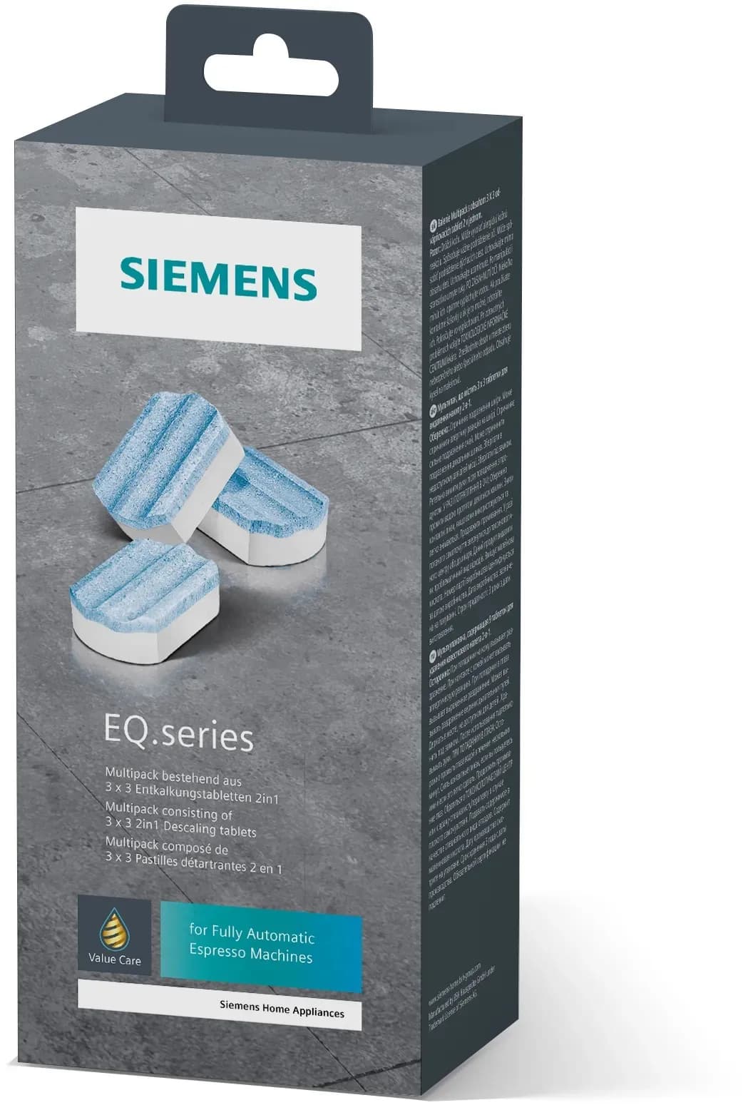 Siemens EQ -kalkinpoistotablettien monipakkaus TZ80032A – Siemens